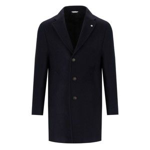 Manuel Ritz Blue Single Breasted Coat - NWT
